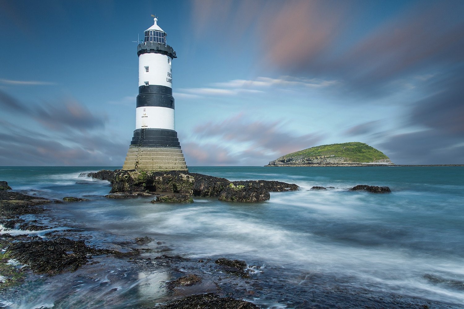 Early morning light at Penmon Point Lighthouse Anglesey