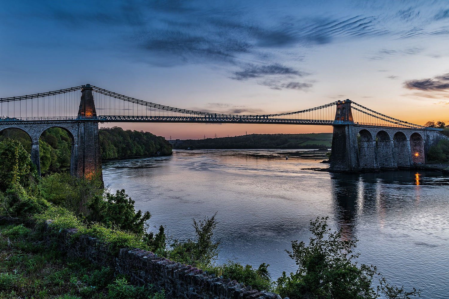 Sunset from the Menai Strait