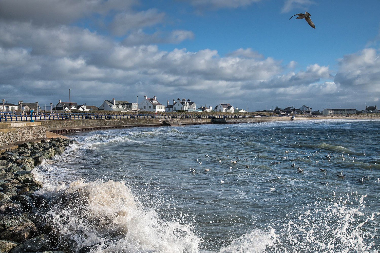 Trearddur Bay stormy seas