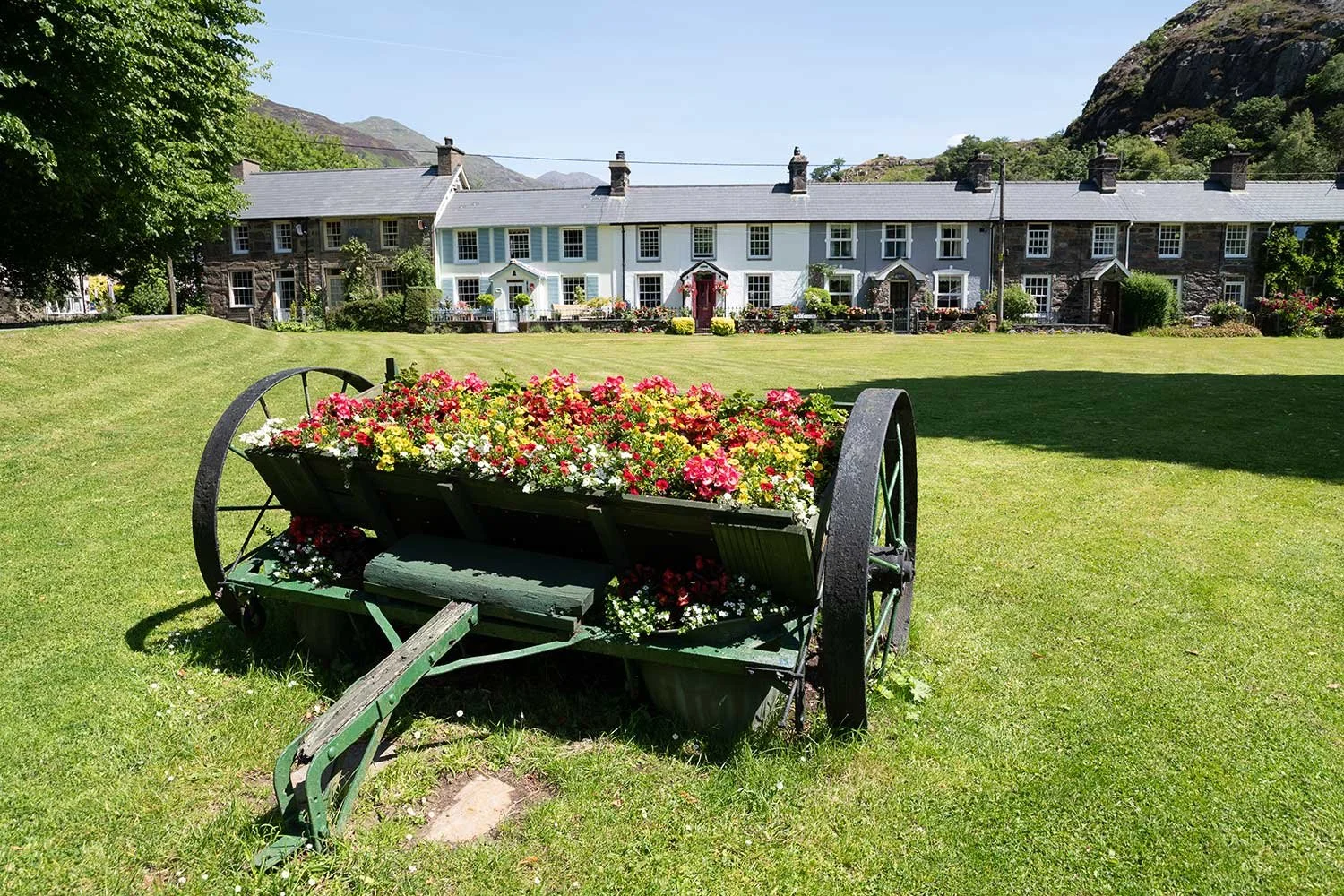 Characterful cottages on the outskirts of the village