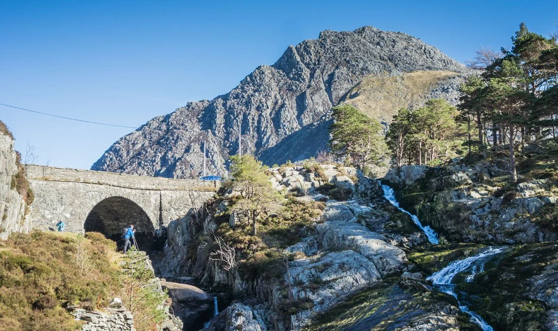 Stunning Ogwen Falls waterfall on the Cwm Idwal photography workshop