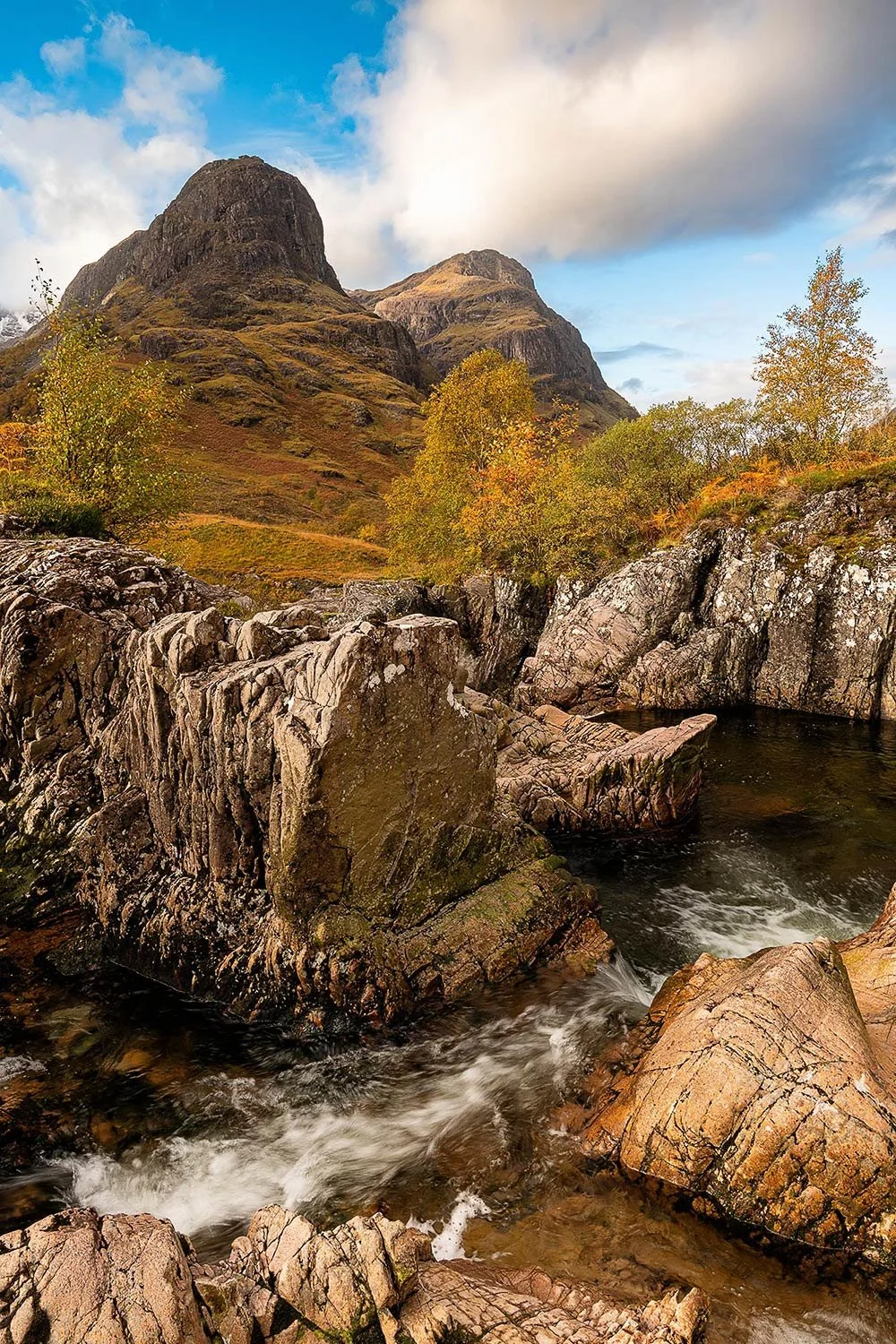 Glencoe Three Sisters View From The River Coe S Bends