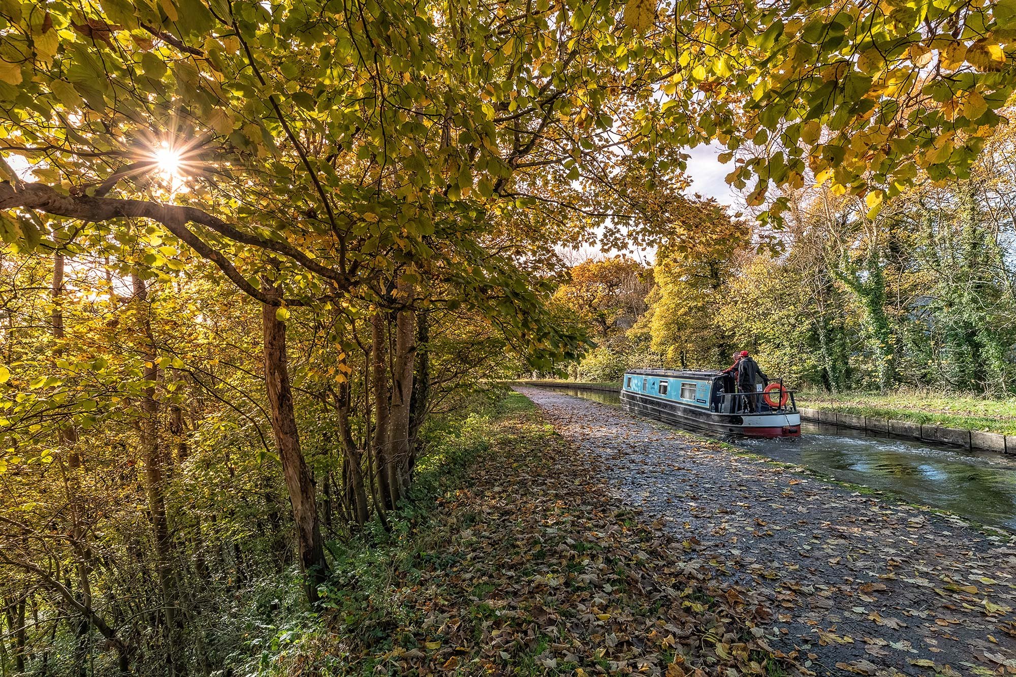 Autumn on the Llangollen canal