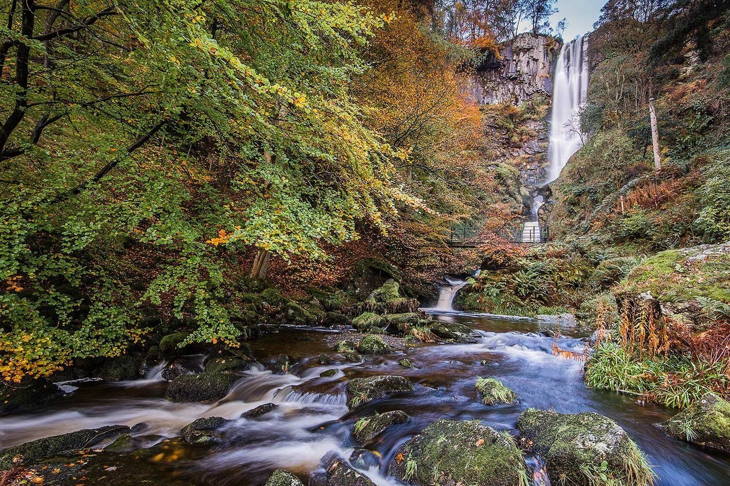 Pistyll Rhaeadr waterfall