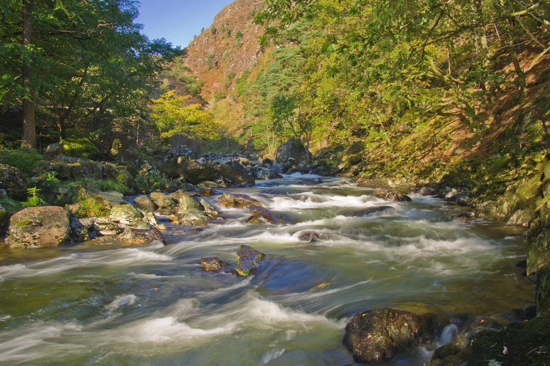 The beautiful Fisherman's Path passing through the Aberglaslyn Pass