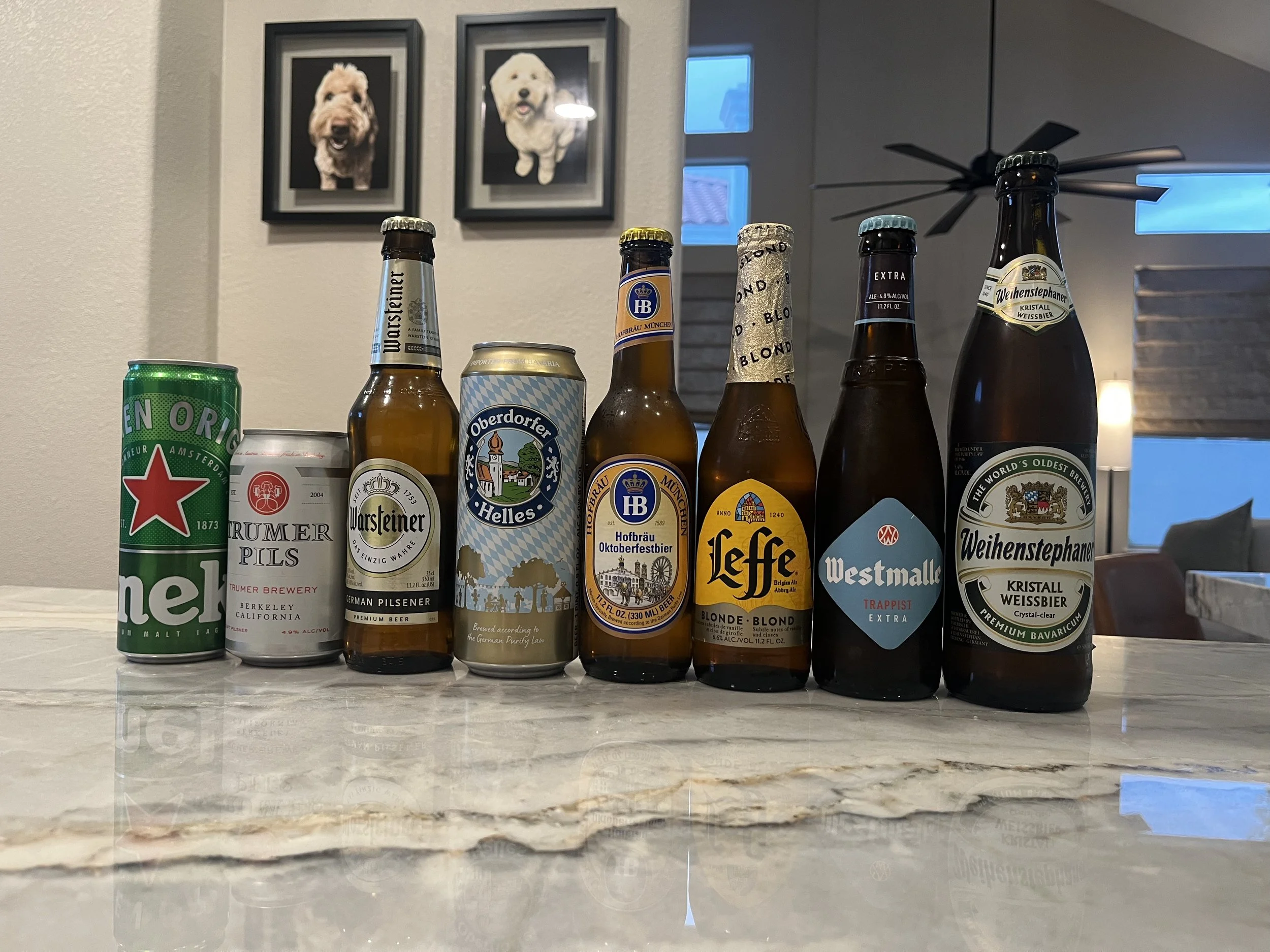 Pale, Low+Medium ABV, Varying Yeast Character and Bitterness