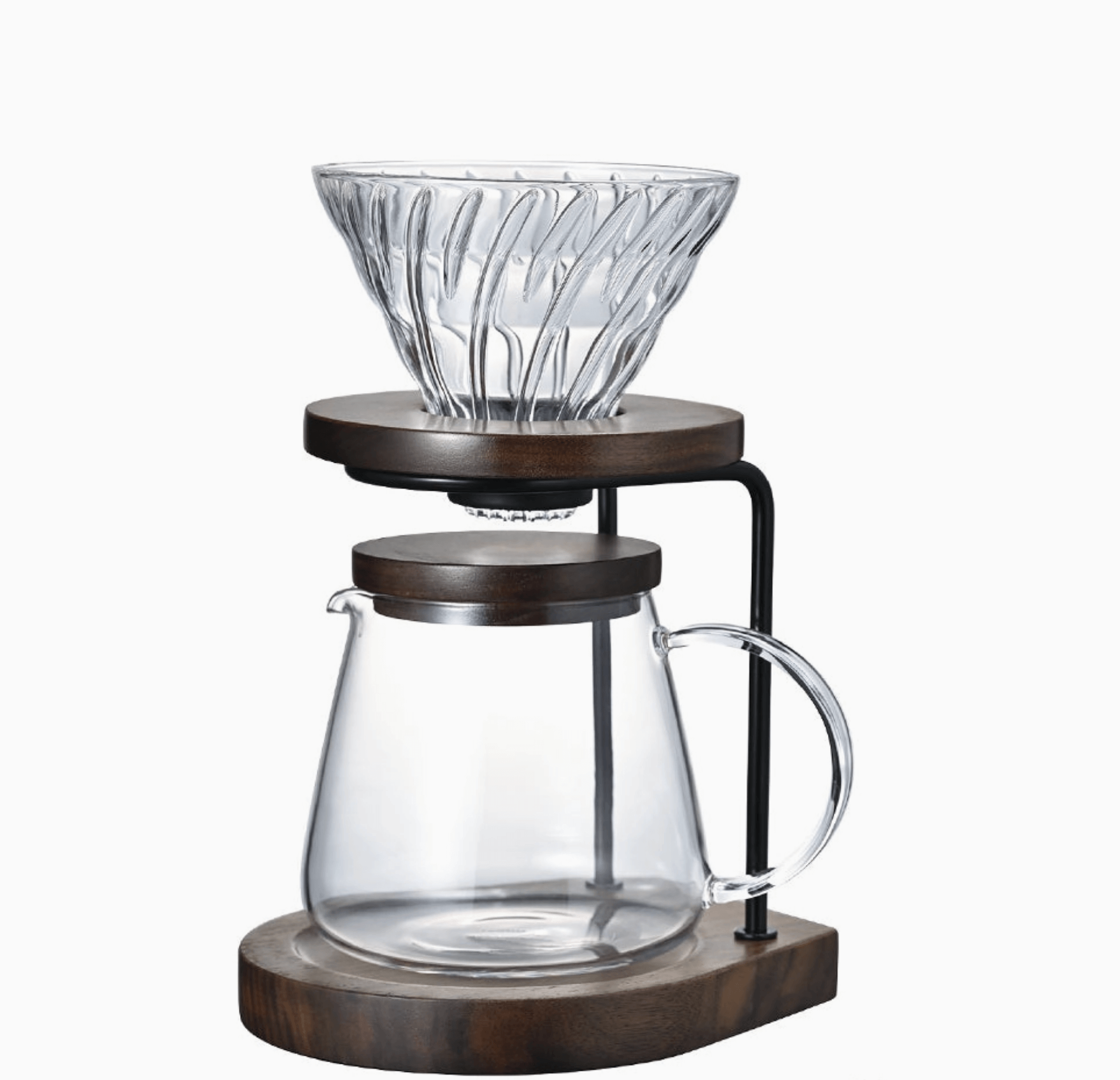 Hario Walnut Drip Stand Set