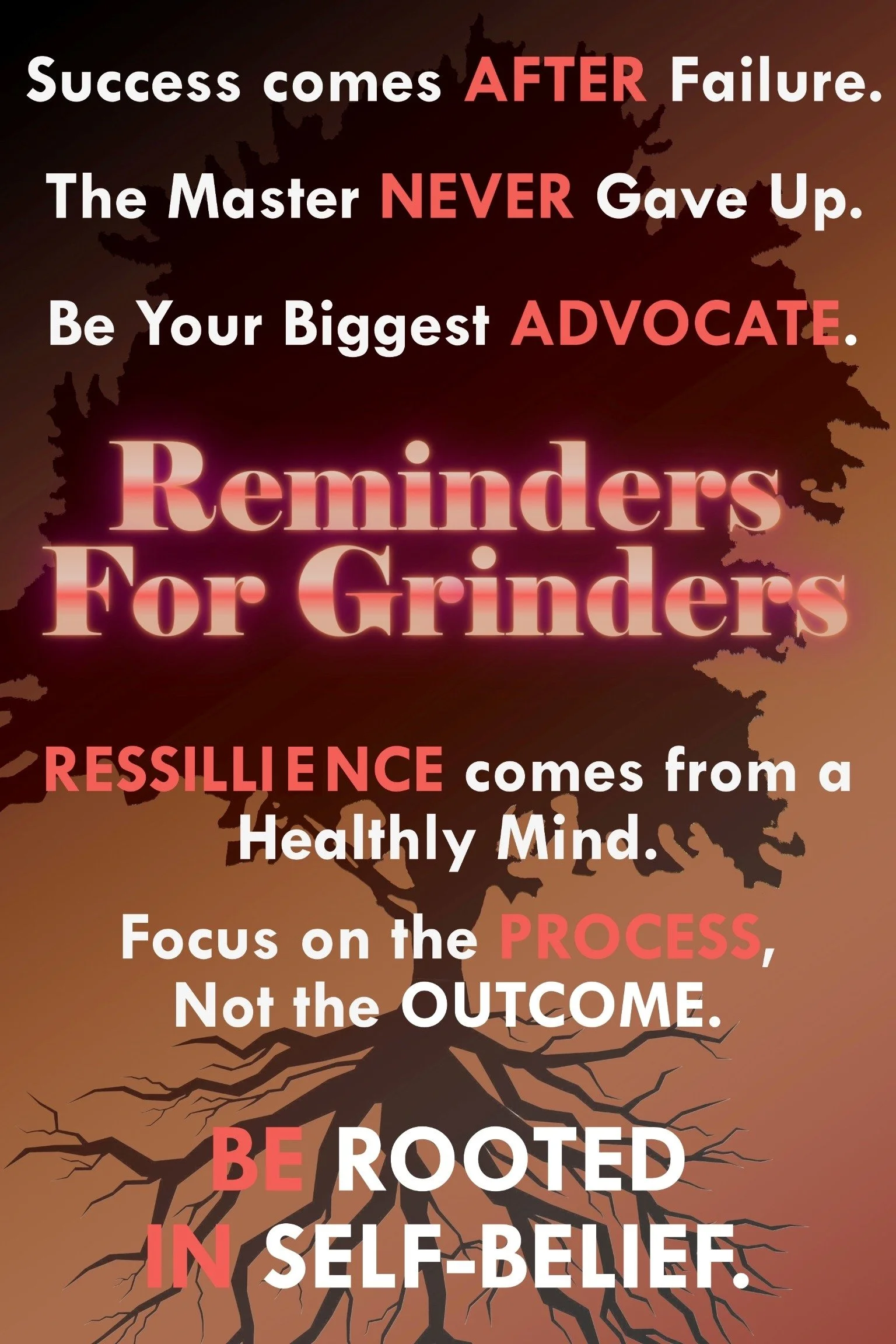 The Dorm Portrait Poster - "Reminders for Grinders"