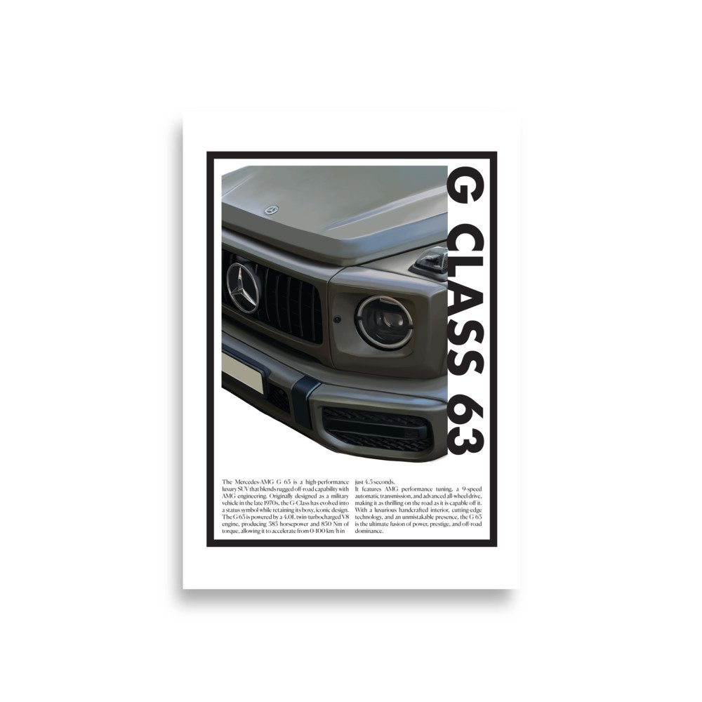 G-Class 63 - Graphic Illustration