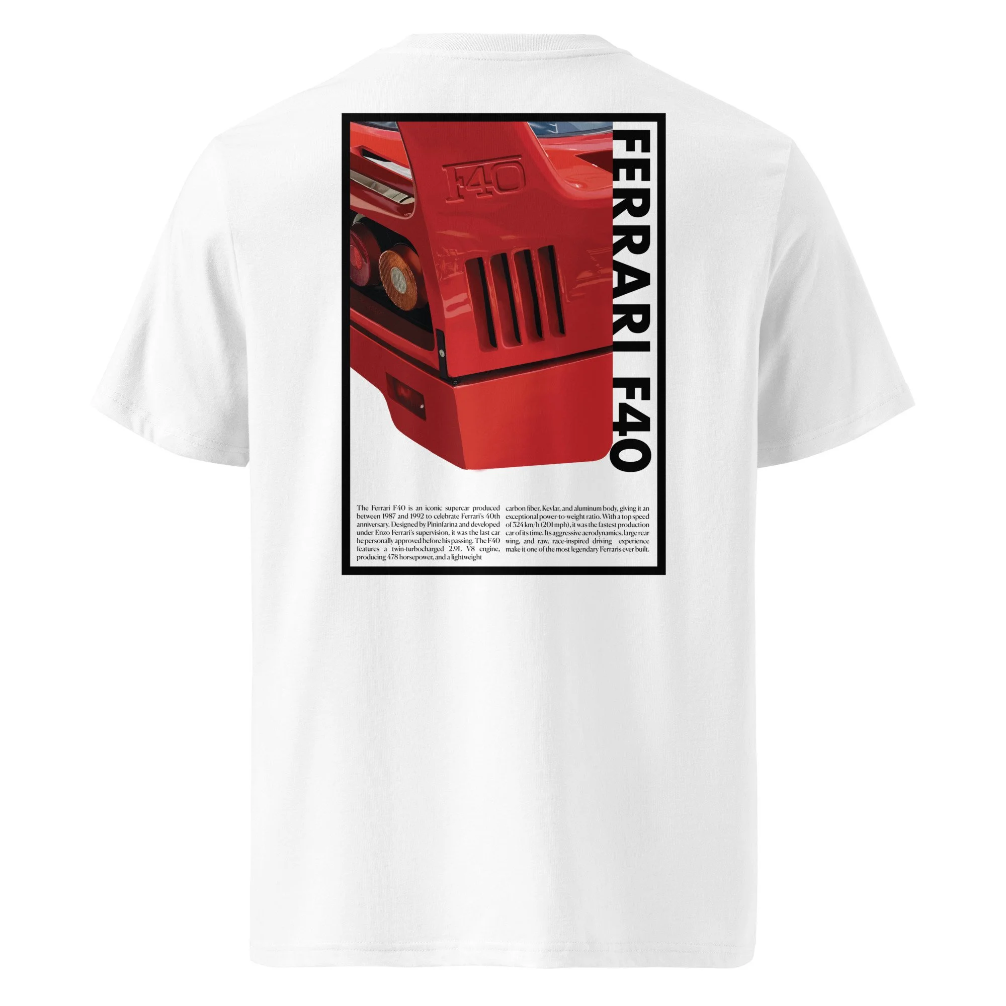 Ferrari F40 - Unisex Graphic Tee