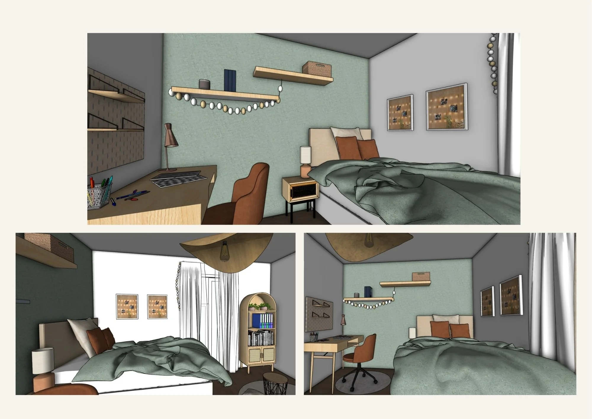 Options supplémentaires : 3 visuels 3D