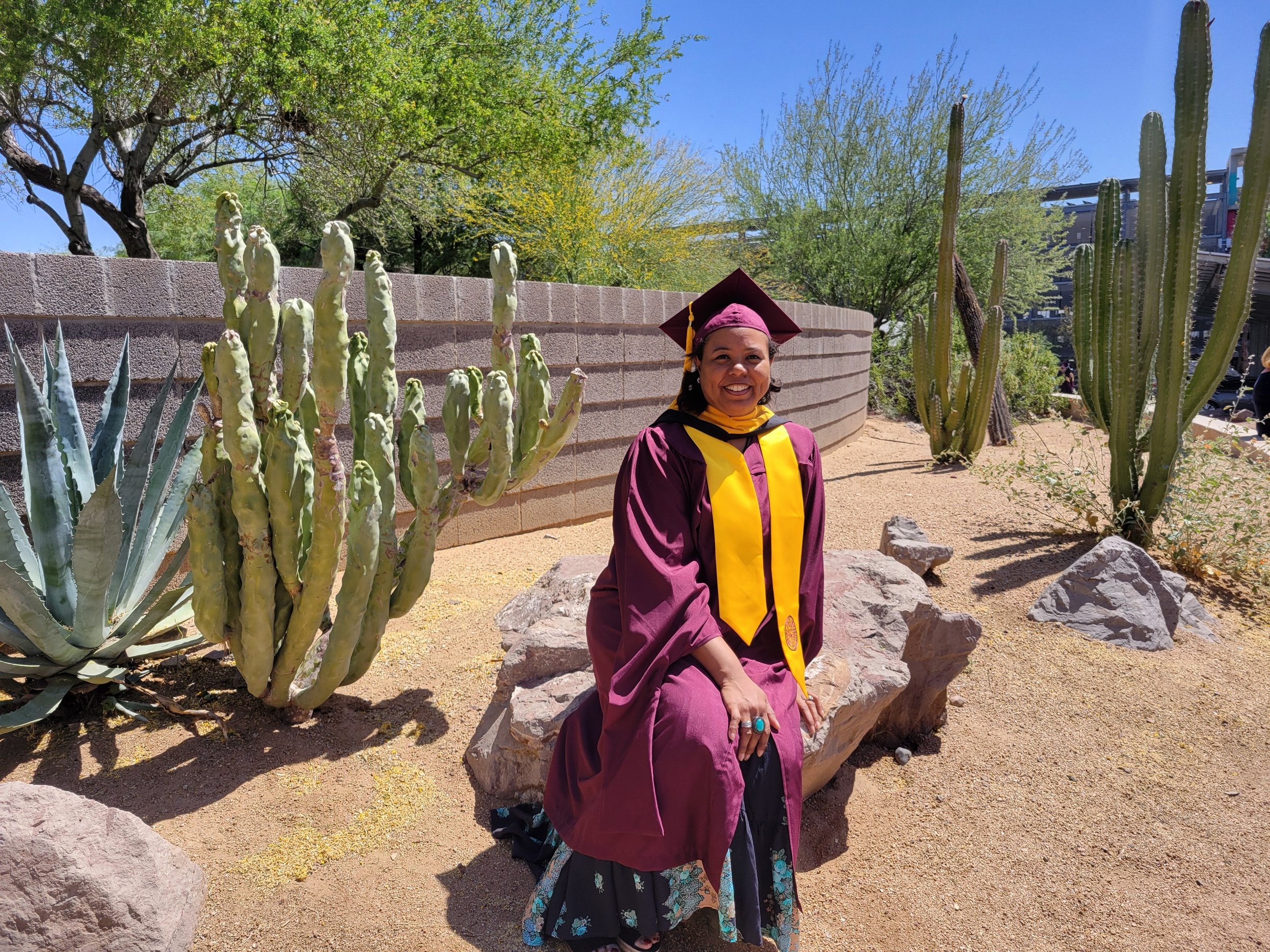 Charssa Gant after her graduation - May 2024.