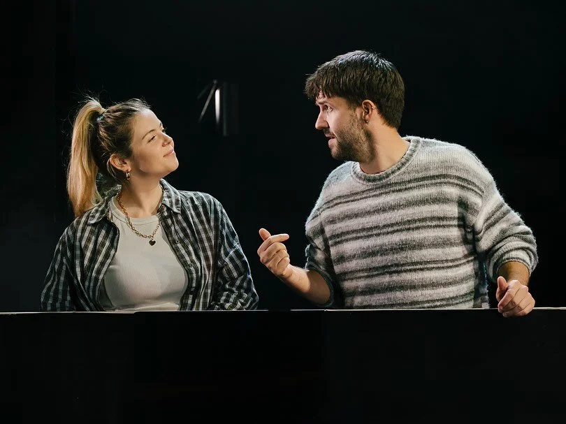 BTS photos of Lisa Kelly who is performing in Deaf Republic, taken by the very talented @charlieswin_photos 📸