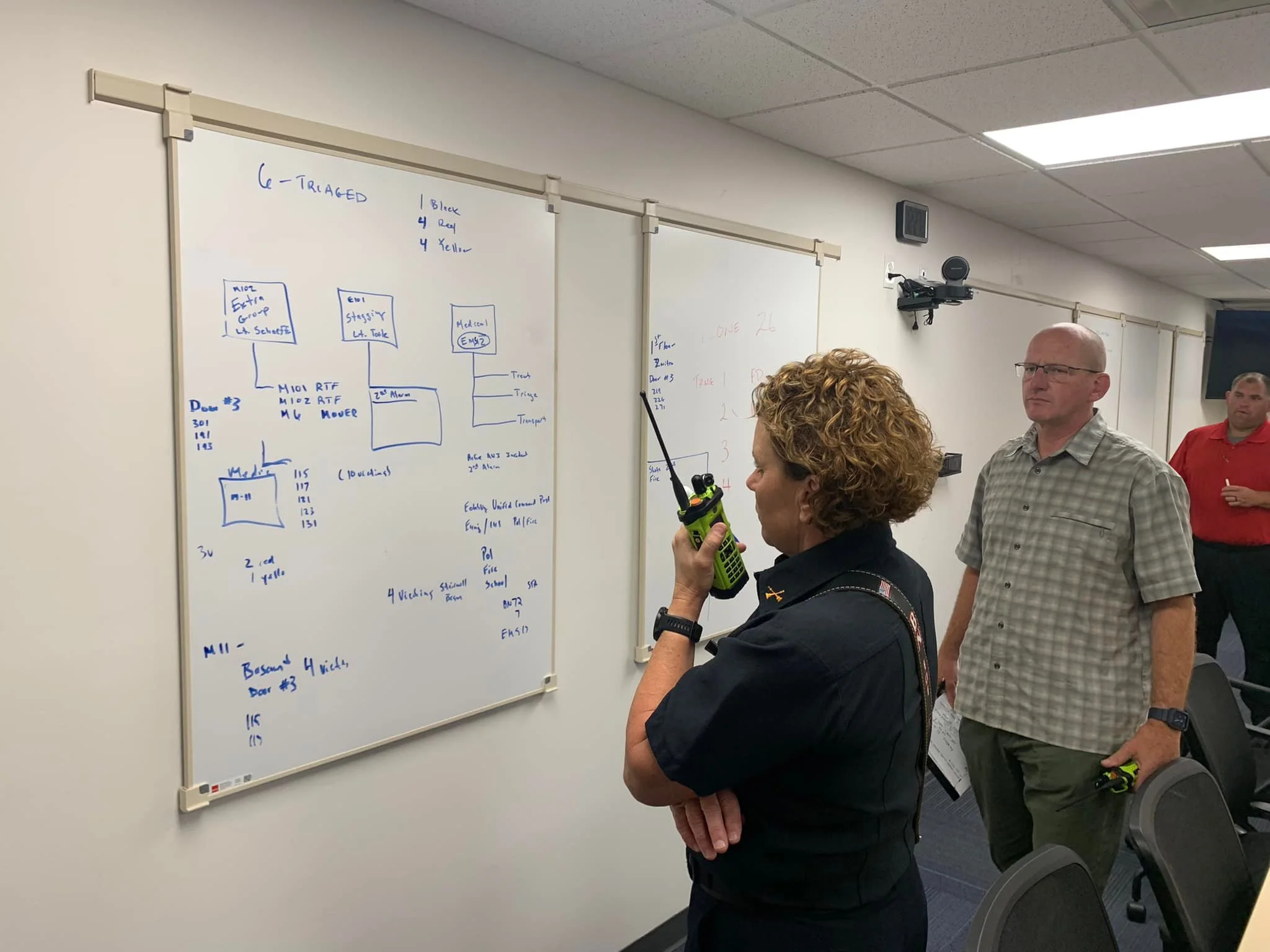 Unified Command Post with Police and Fire