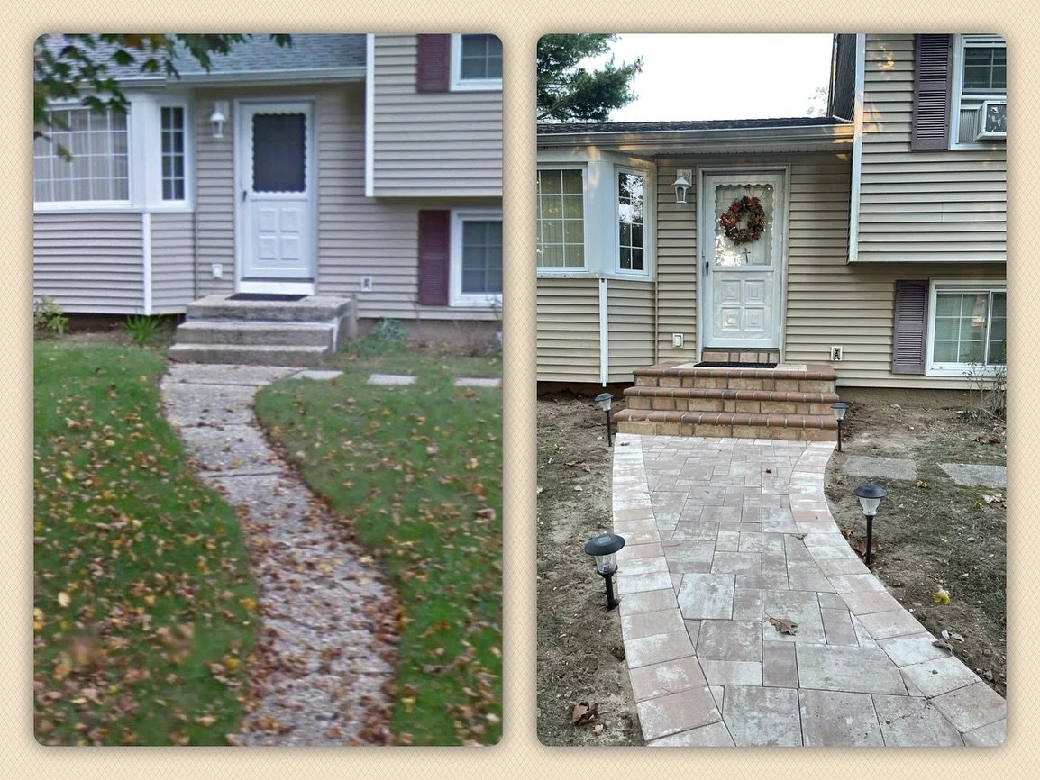 (Huntington, NY) 2025 is the year to refresh your front stairs and walkway. And we are here to help make it a reality. Contact us at 516-460-5727. 

#bandaservicesny #pavers #cambridge #frontstoop #homeimprovement #2025 #huntington #ny #patio #before