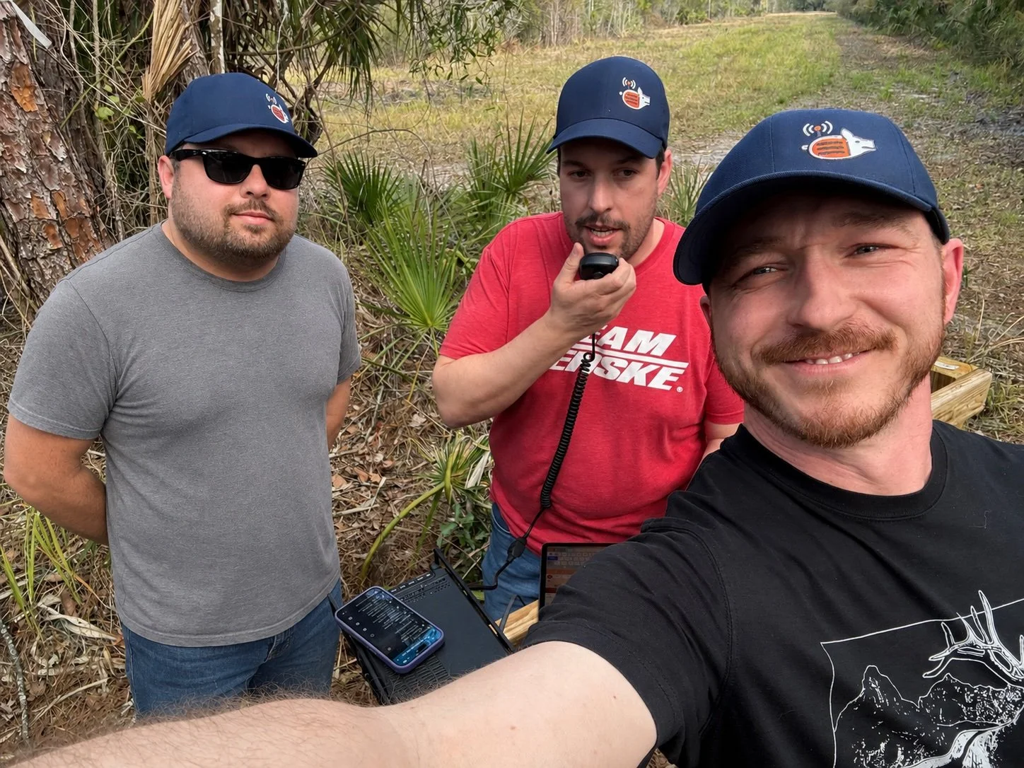 Jim, Rory, and James, the Everyday Ham hosts