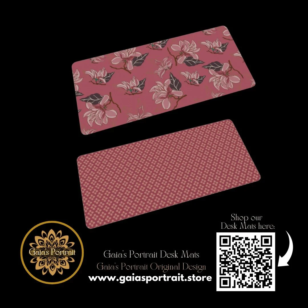 Good Morning Friends! 

I hope everyone's doing fine in this snowy Thursday morning. I guess it's a fine time to be online shopping!😁

Allow me to show you Gaia's Portrait Desk Mats! They are wonderful touches for your computer and office desks. The
