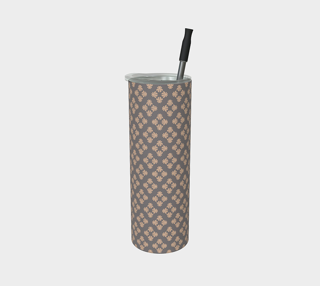 Four Leaf Tumbler Taupe