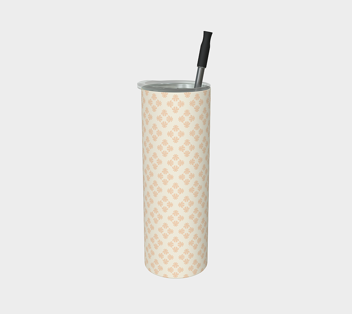 Four Leaf Tumbler White