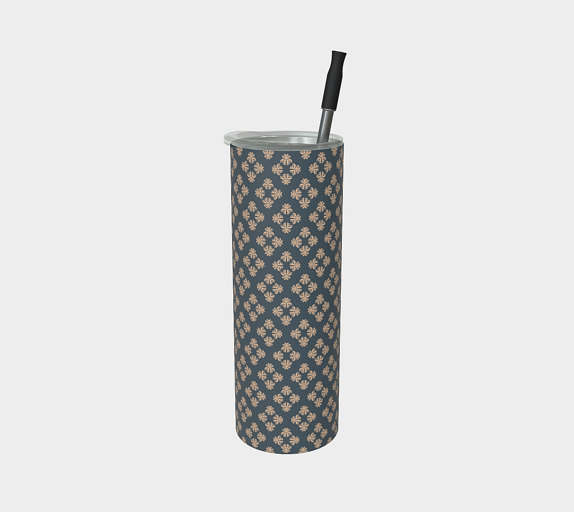 Four Leaf Tumbler Charcoal