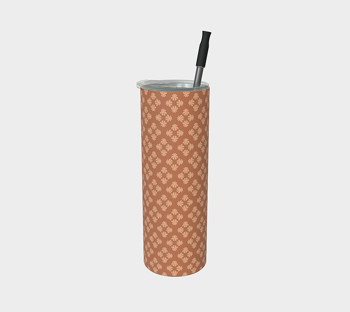 Four Leaf Tumbler Terracotta