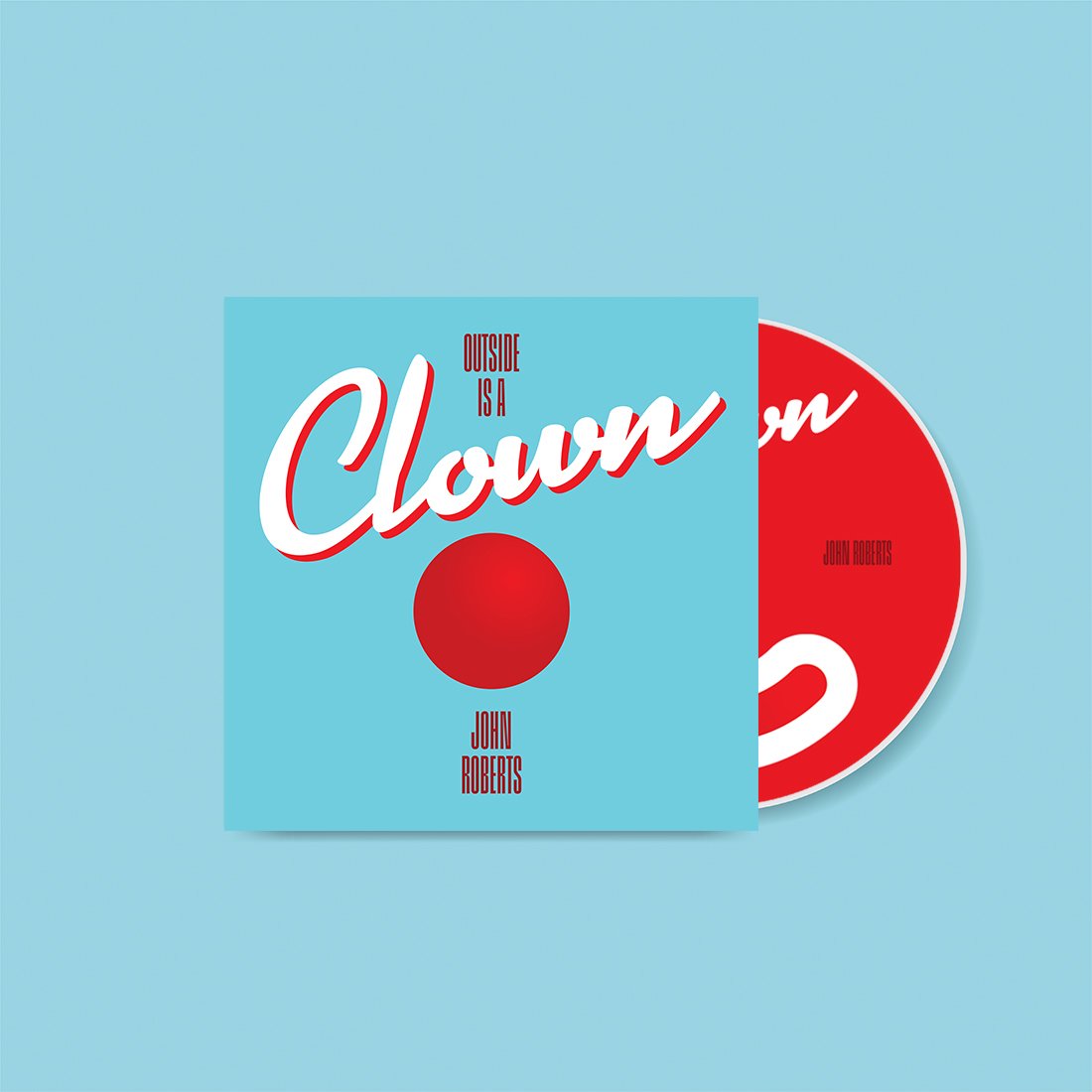 OUTSIDE IS A CLOWN DIGIPAK CD
