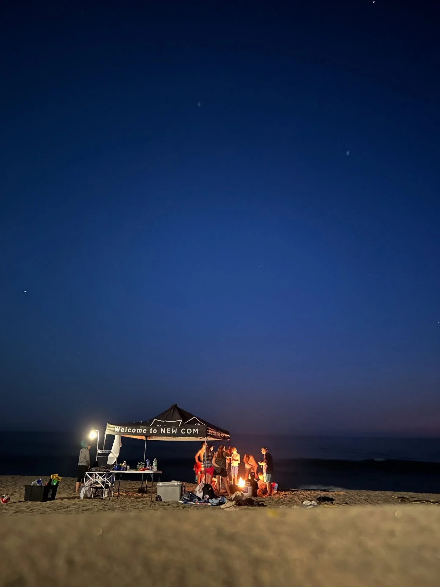 Summer Beach Nights together were a vibe. 🌊🌴 Grateful to God for his creation.