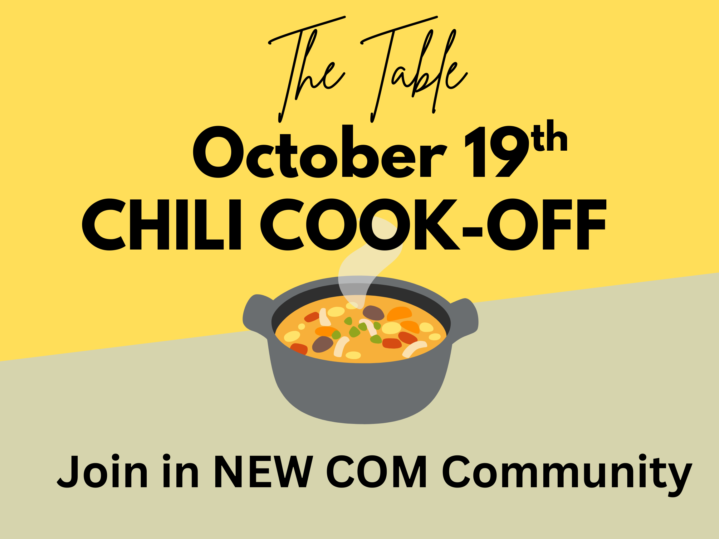 "The Table" Chili Cook-Off