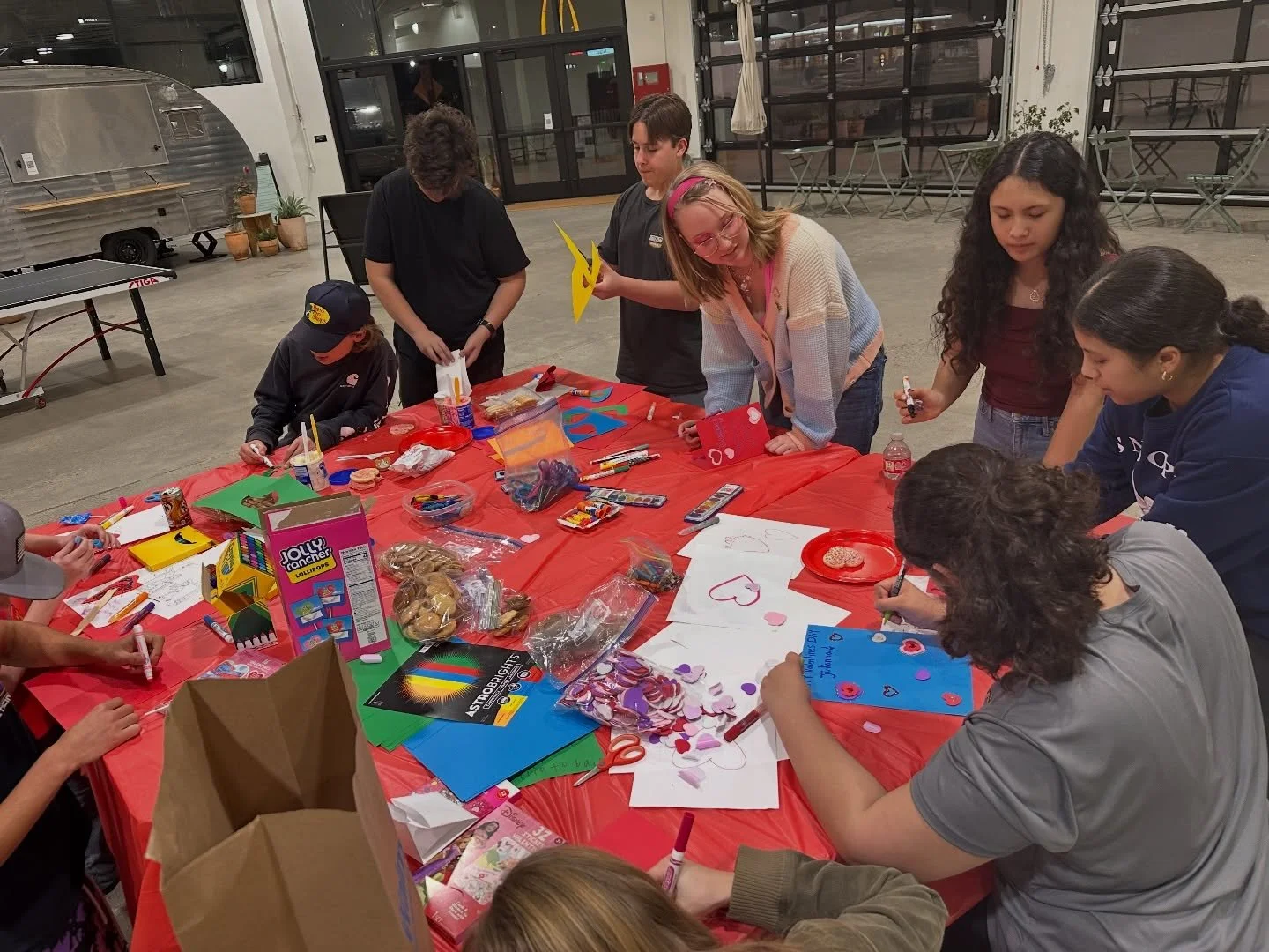 Valentines was a blast last week! Come by tonight for more time in Romans and some Mario Kart! See you at 6:30!