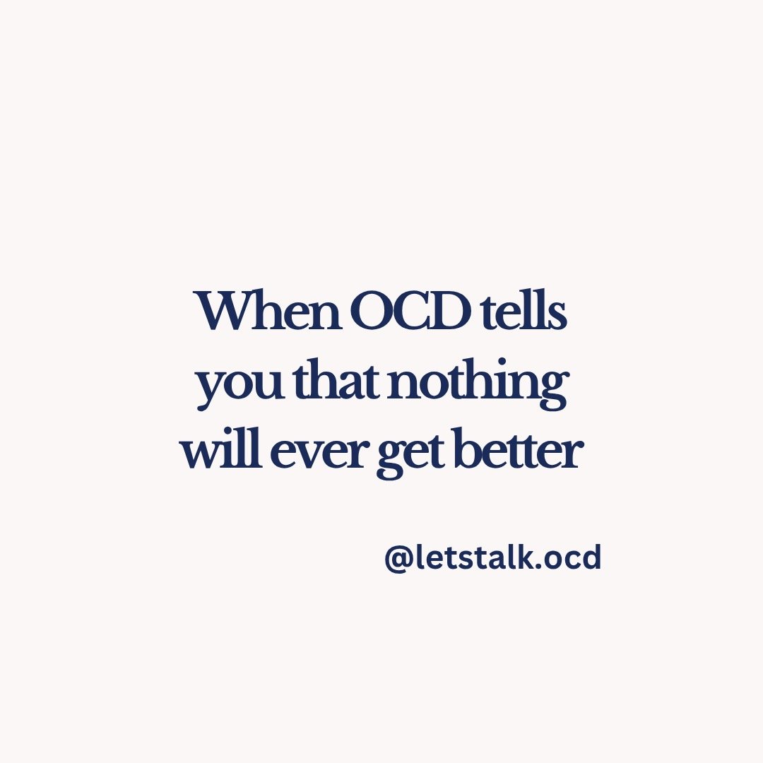 Please drop a message of hope in the comments for people who are feeling very stuck right now. We have all been there, but luckily it does not last forever. #ocd #ocdhope #ocdhelp #ocdtherapist #ocdproblems #ocdrecovery