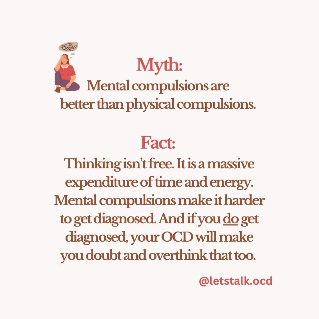 Shoutout to my fellow #pureocd experiencers, whose OCD often gets minimized in the public eye. Think about this: you don't always have access to a sink for handwashing, but you always have access to your brain for rumination! #ocd #rumination #mental
