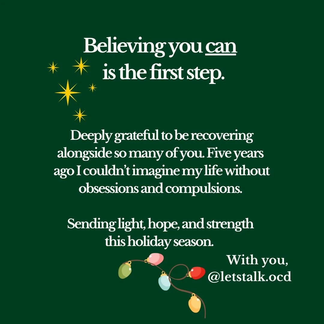 Sending gratitude, light, and love to @letstalk.ocd's followers. I wish everyone could receive the individual support of an OCD therapist, but until that is a reality, I hope to keep providing free, high-quality content to support you all in your hea