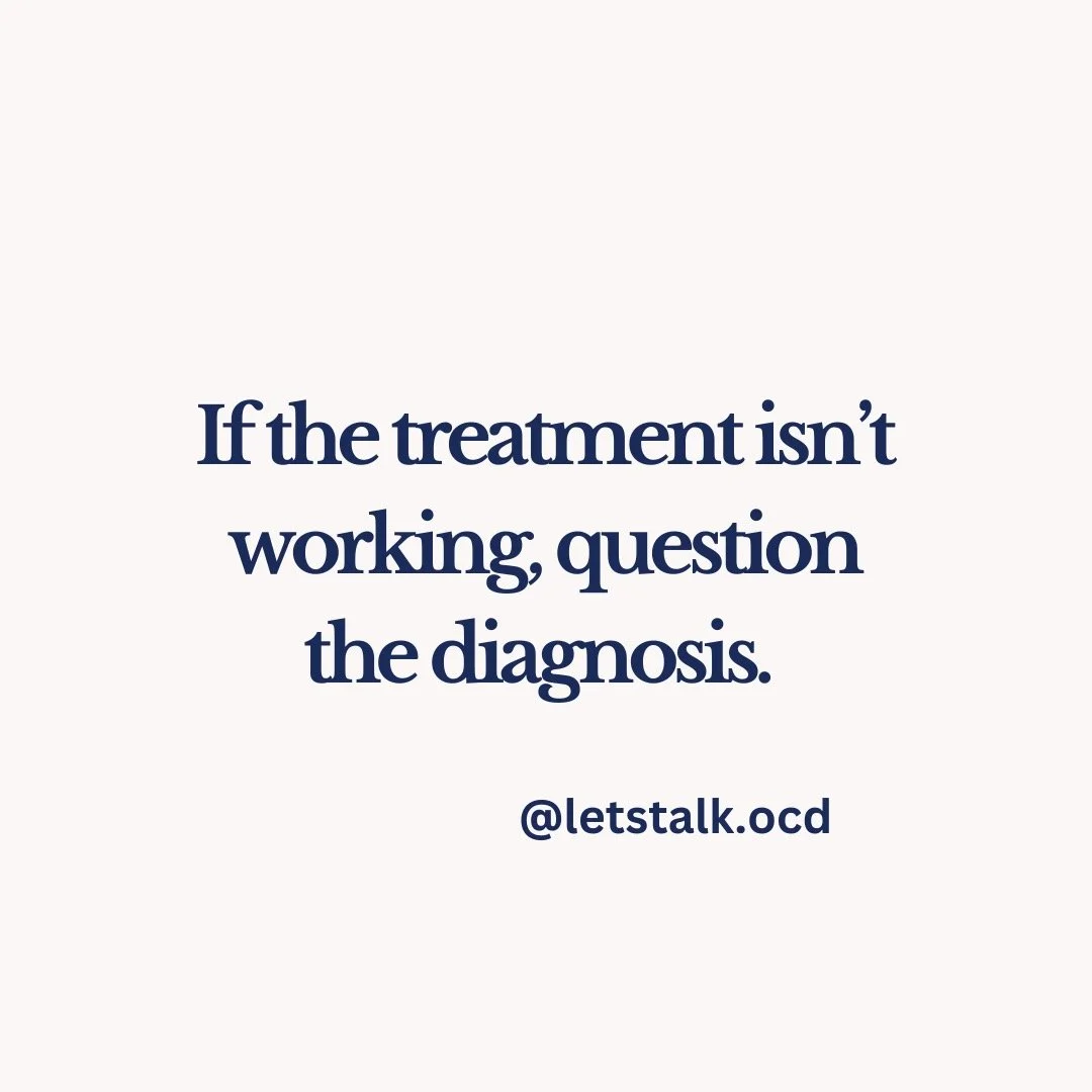 Don't let misinformed clinicians keep you from the right diagnosis, and the right treatment: https://iocdf.org/screener/ https://novopsych.com/assessments/diagnosis/obsessional-compulsive-inventory-revised-oci-r/ https://www.mcpap.com/pdf/YBOCS.pdf