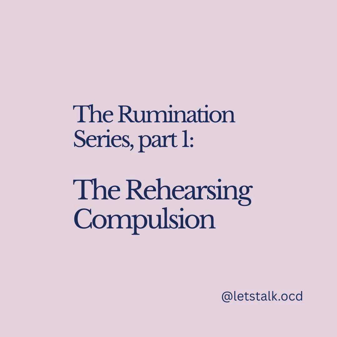 The rehearsing compulsion: a rumination cycle where you play out a conversation many times before it actually happens. Do you do this? Comment below :) #rumination #mentalcompulsions #pureocd #pureocdawareness #ocd