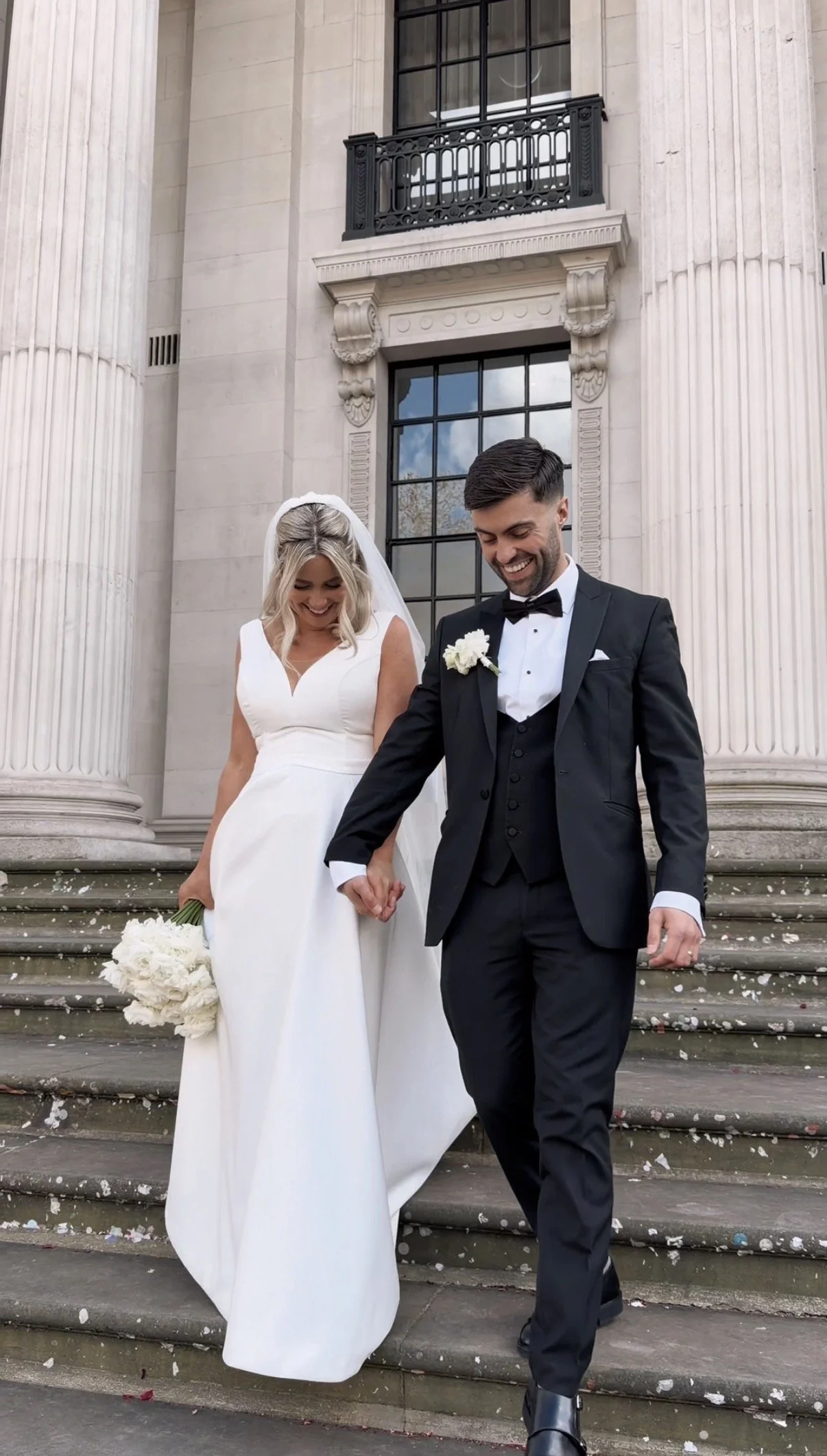 Wedding content creator capturing guest reactions and candid moments throughout the day