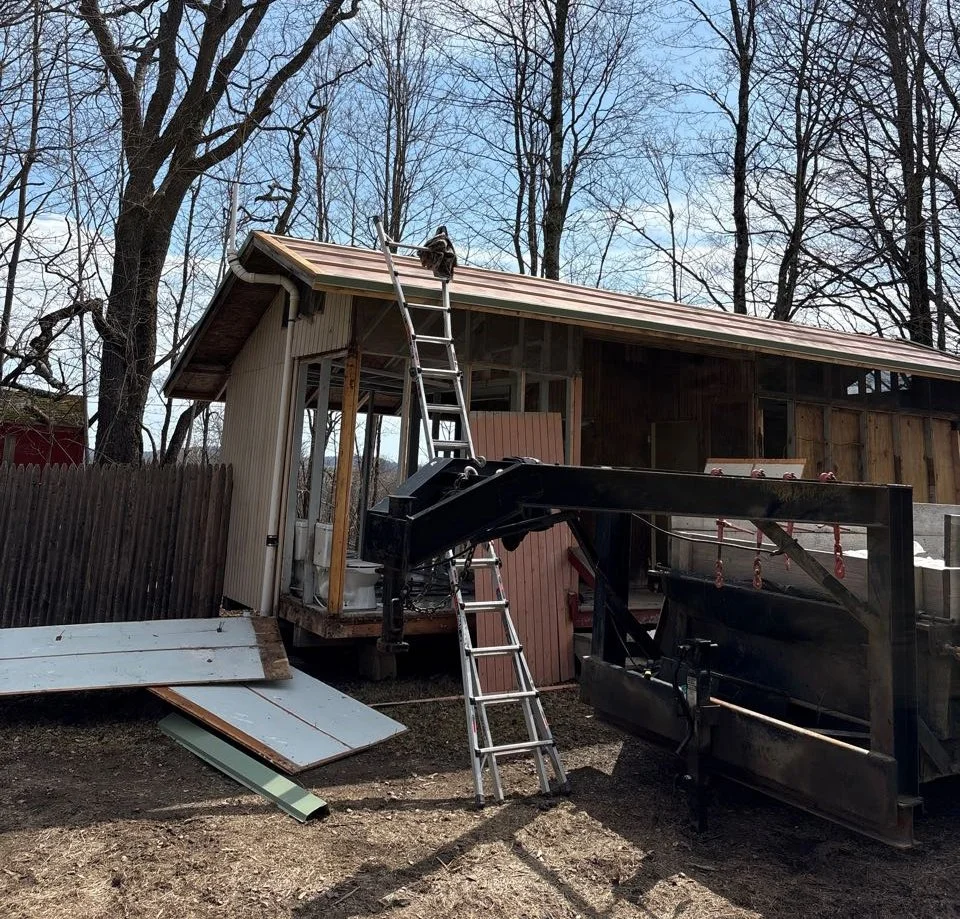 THE new girl's shower house HAS STARTED CONSTRUCTION!