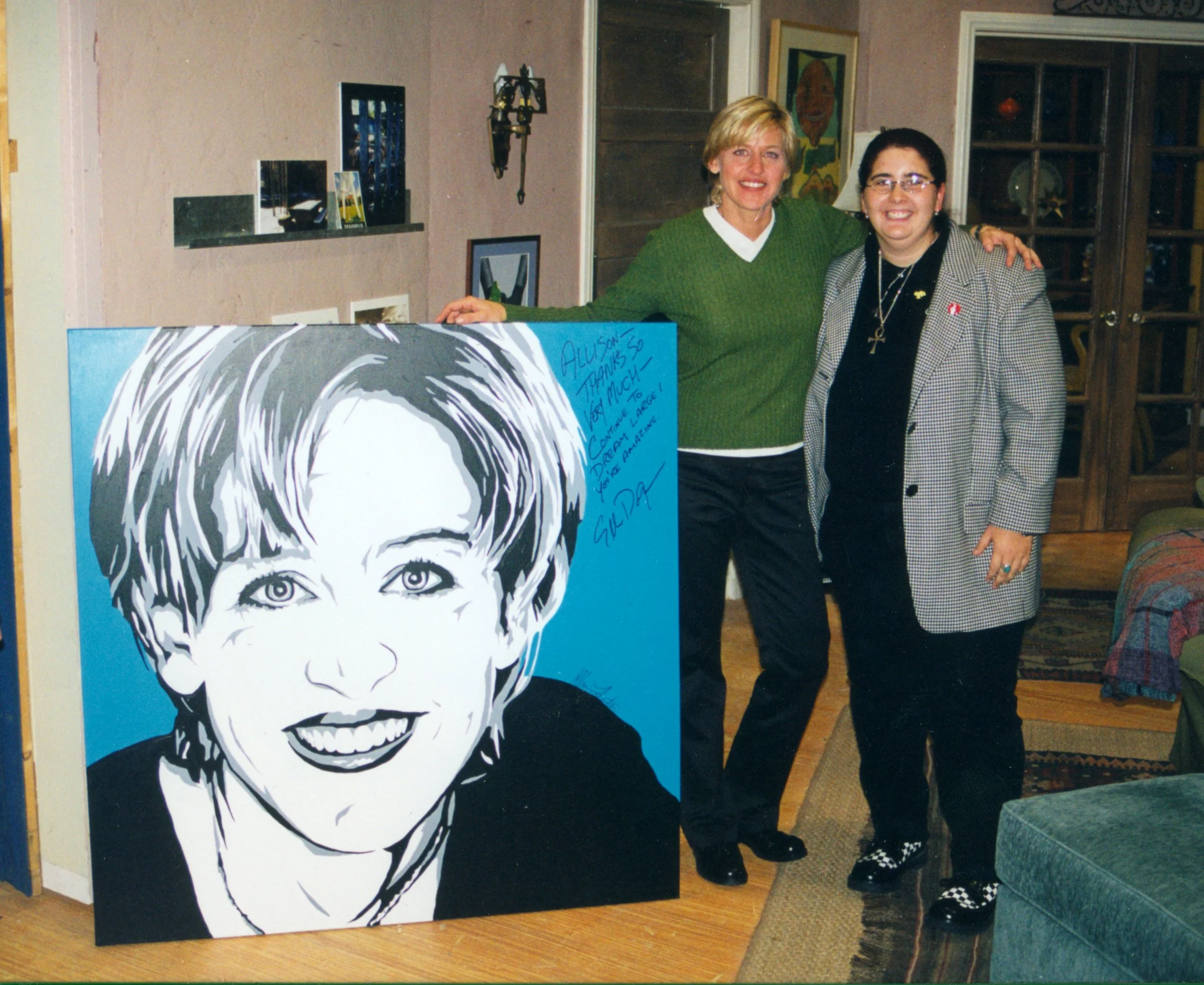 Ellen Degeneres Allison Lefcort