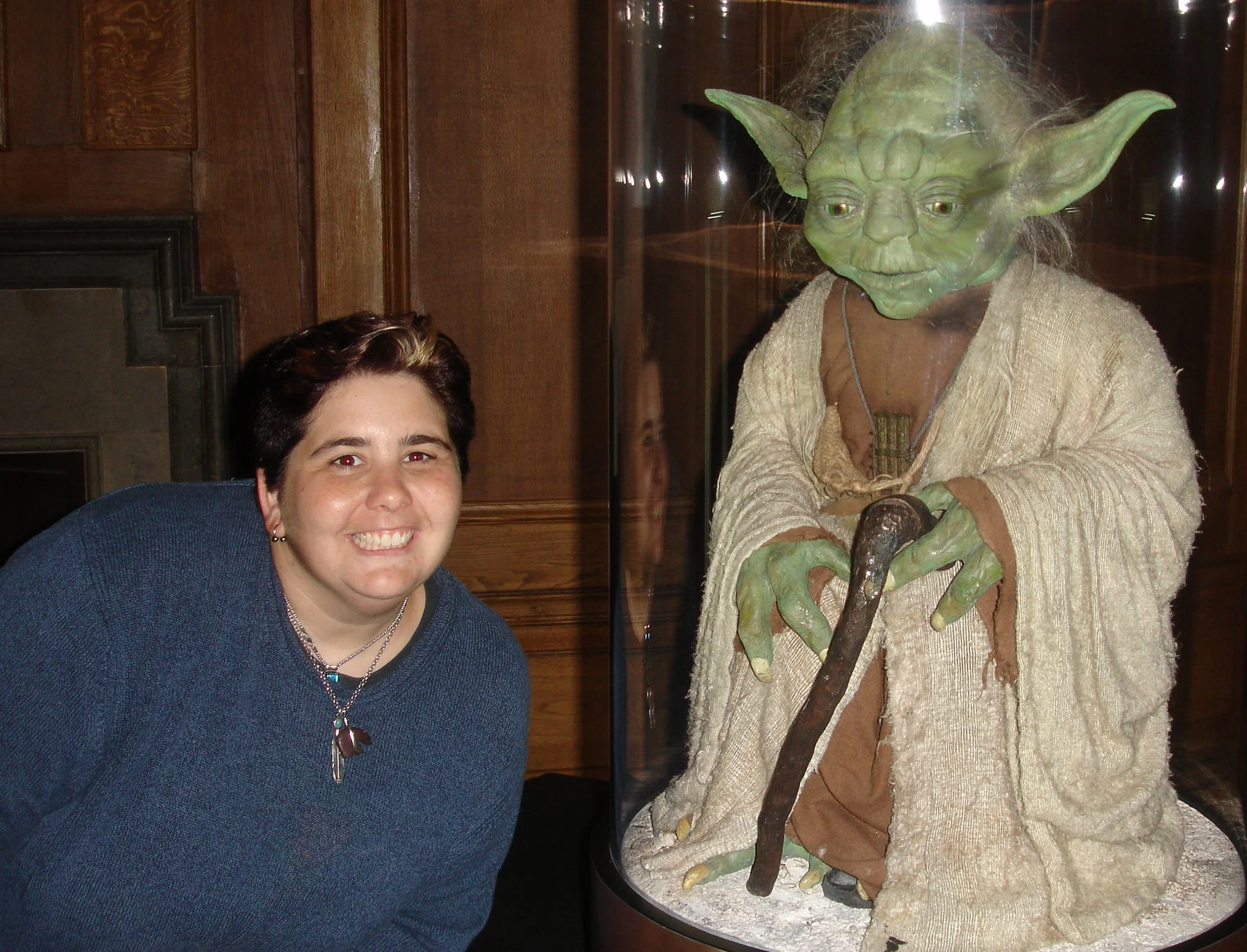 Allison Lefcort and Yoda.jpg