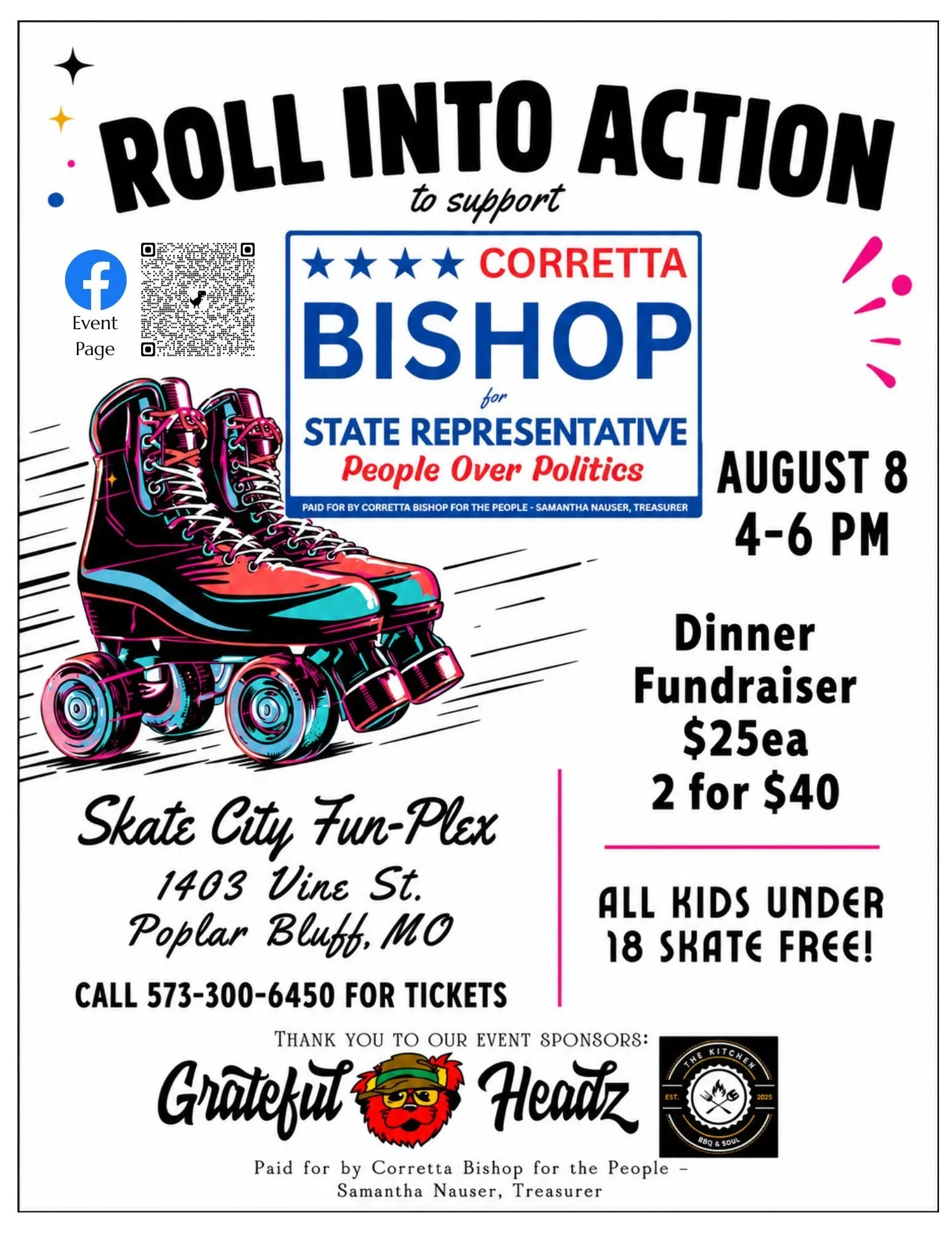 Roll Into Action Fundraiser