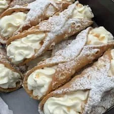 One Dozen Vanilla Cannoli
