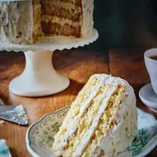Italian Coconut Crème Cake