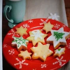 Christmas Shape Homemade Sugar Cookies