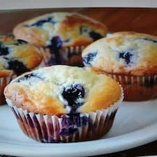 Homemade Blueberry Muffins