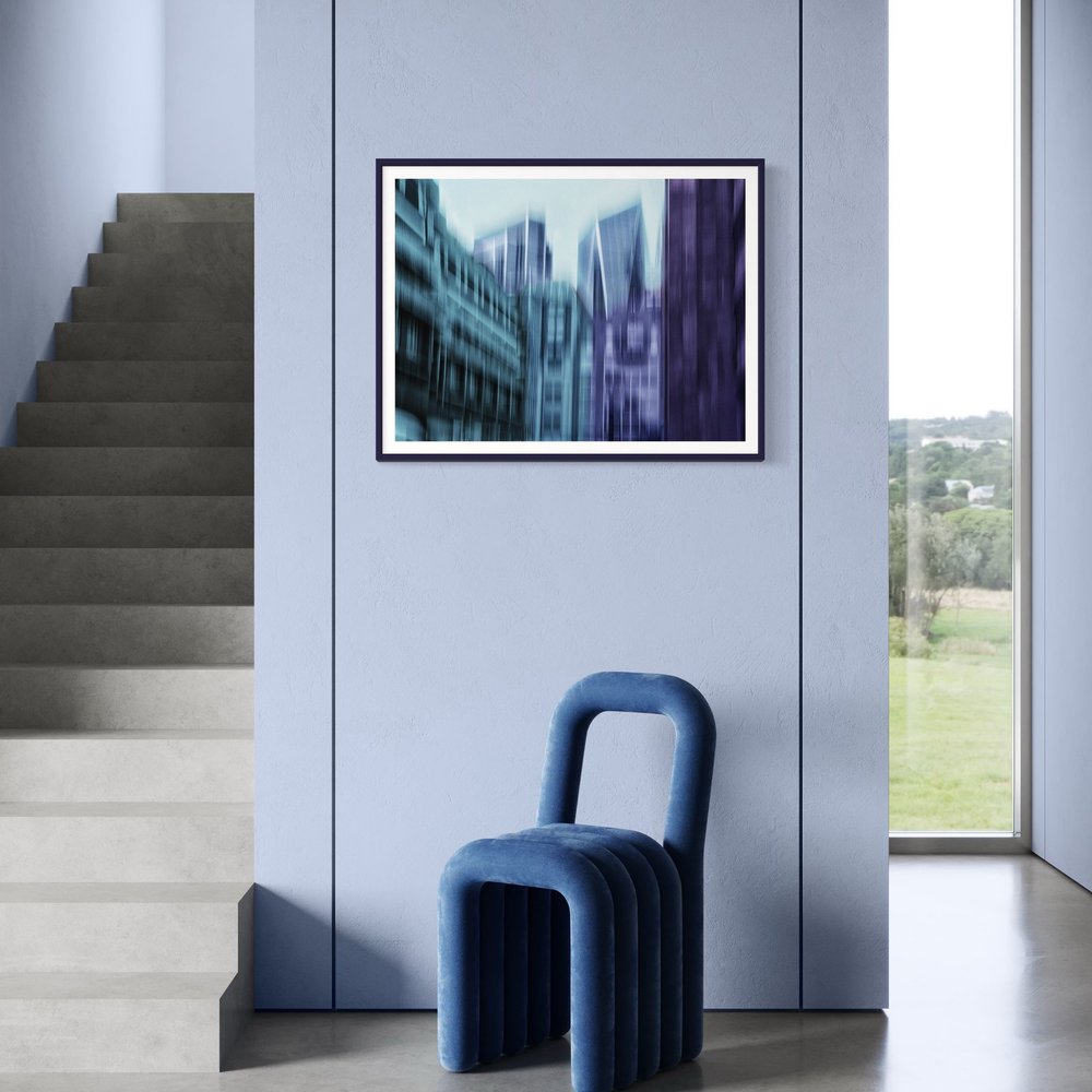 Between Blue and Violet – Limited Edition Abstract Wall Art Print