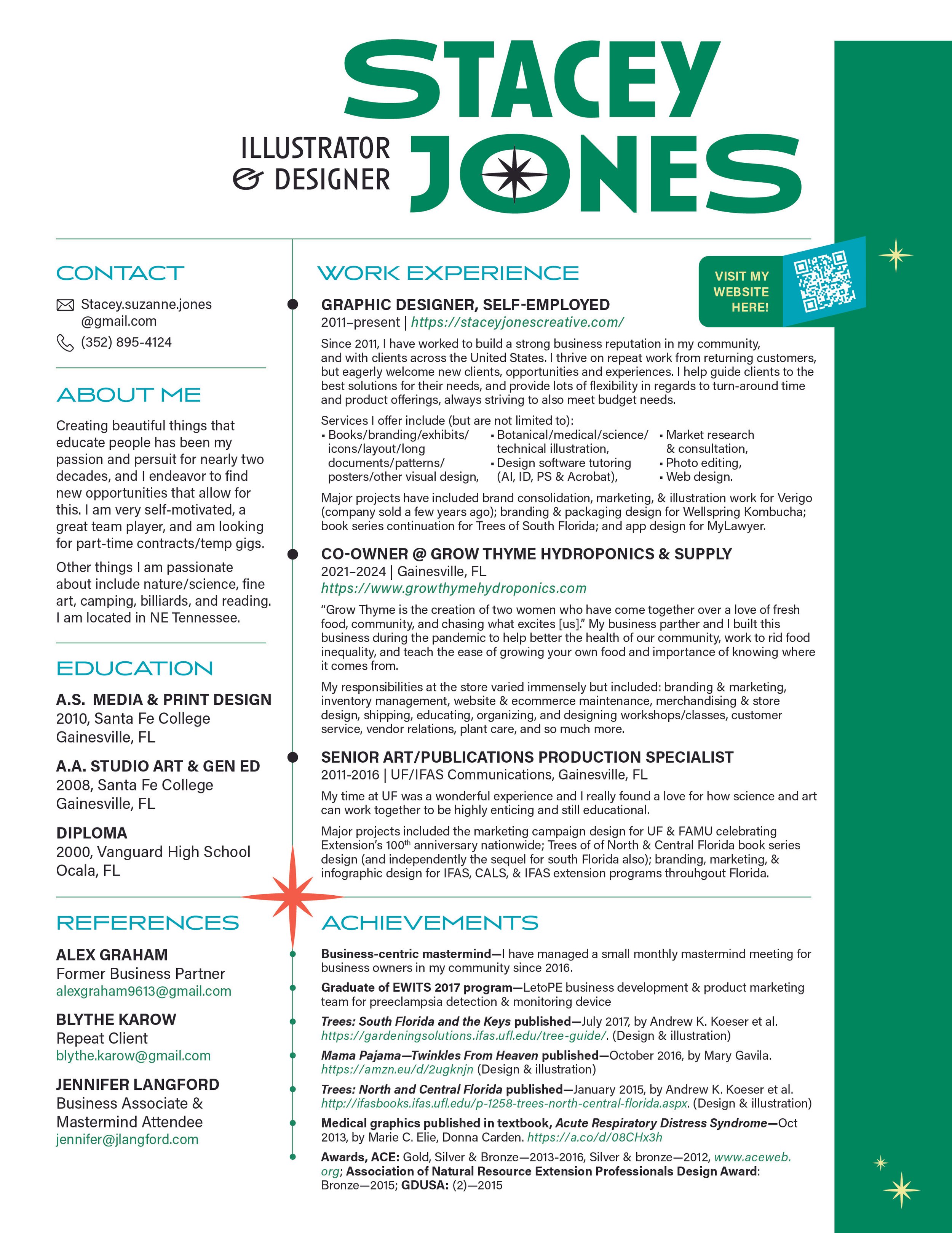 button to read my resume for 2025