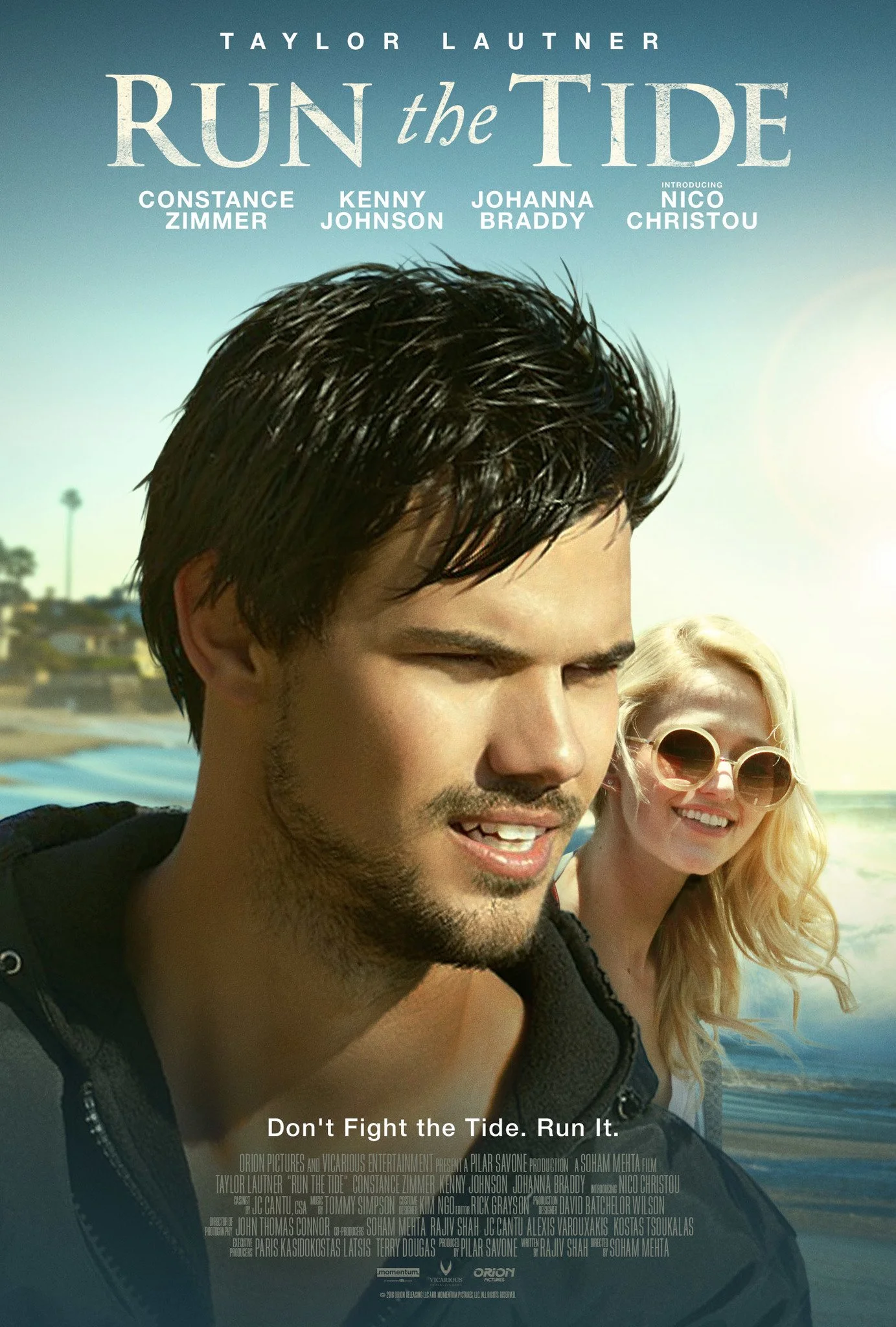 Taylor Lautner talks about Run The Tide in Reuters