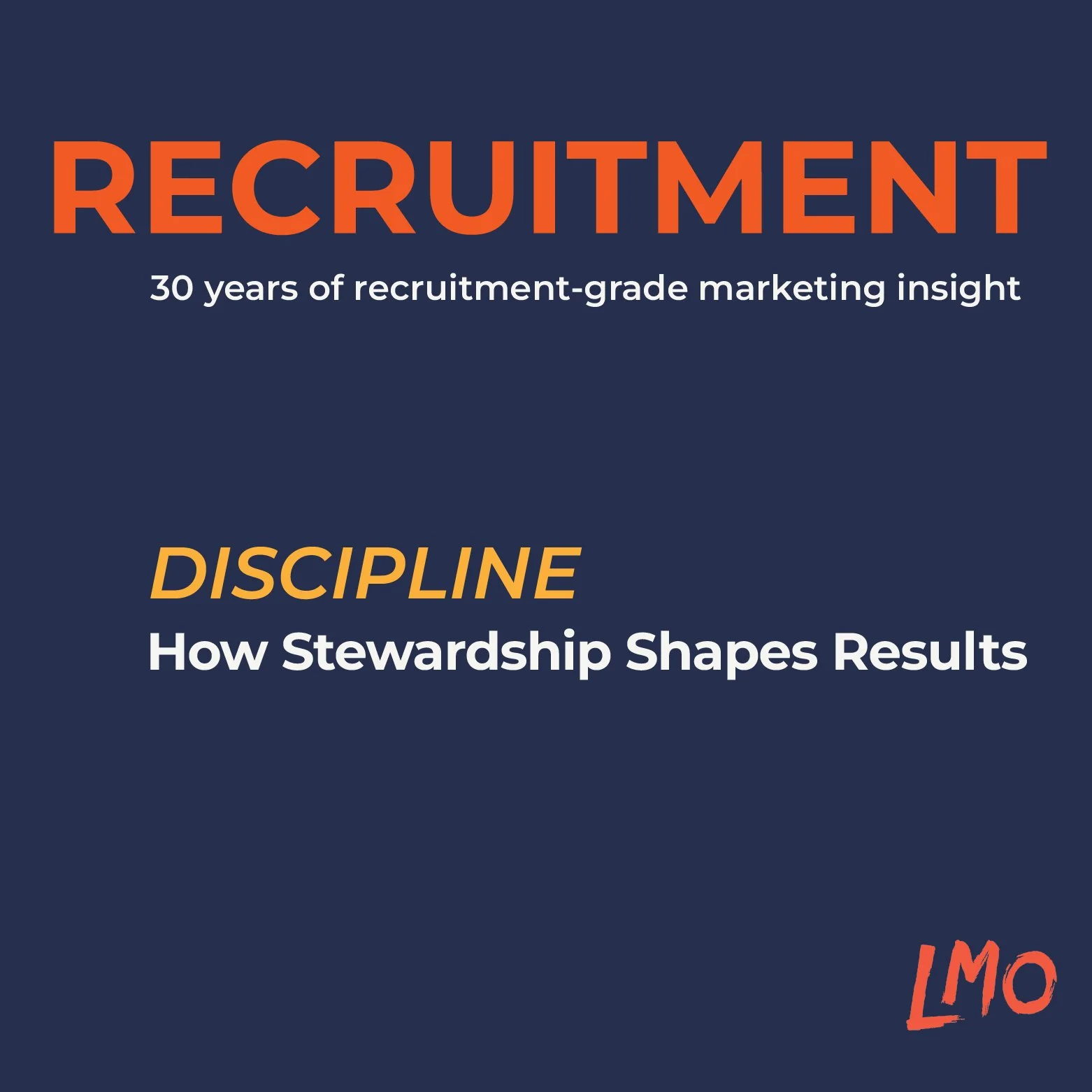 LMO recruitment blog