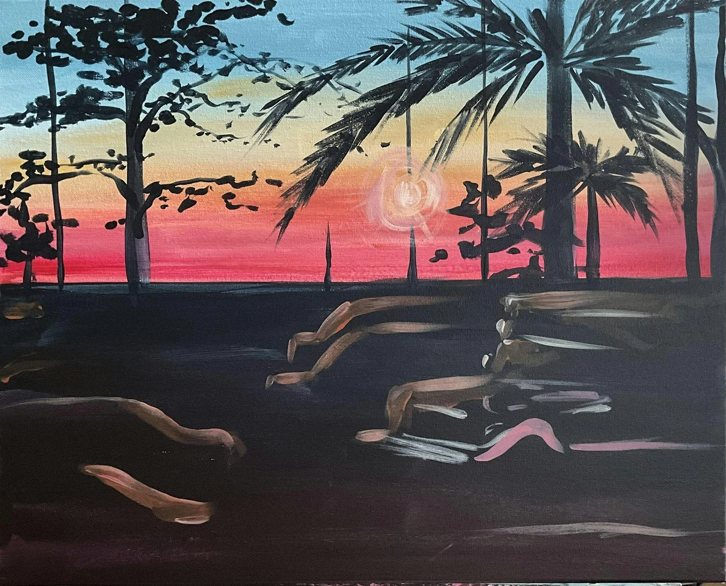 Join us for an unforgettable evening of painting and sipping at The Hall on H Street! 🎨✨ Immerse yourself in the beauty of Manila at golden hour on October 30th at 7:00 PM. Don't miss out on this unique experience! #GoldenHourInManila #PaintAndSip #