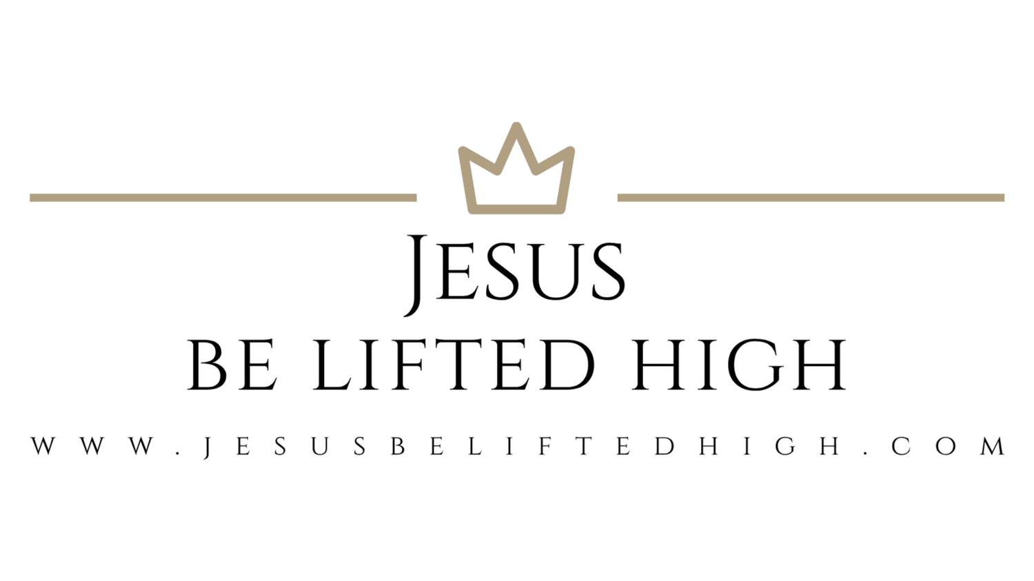 Jesus be lifted high