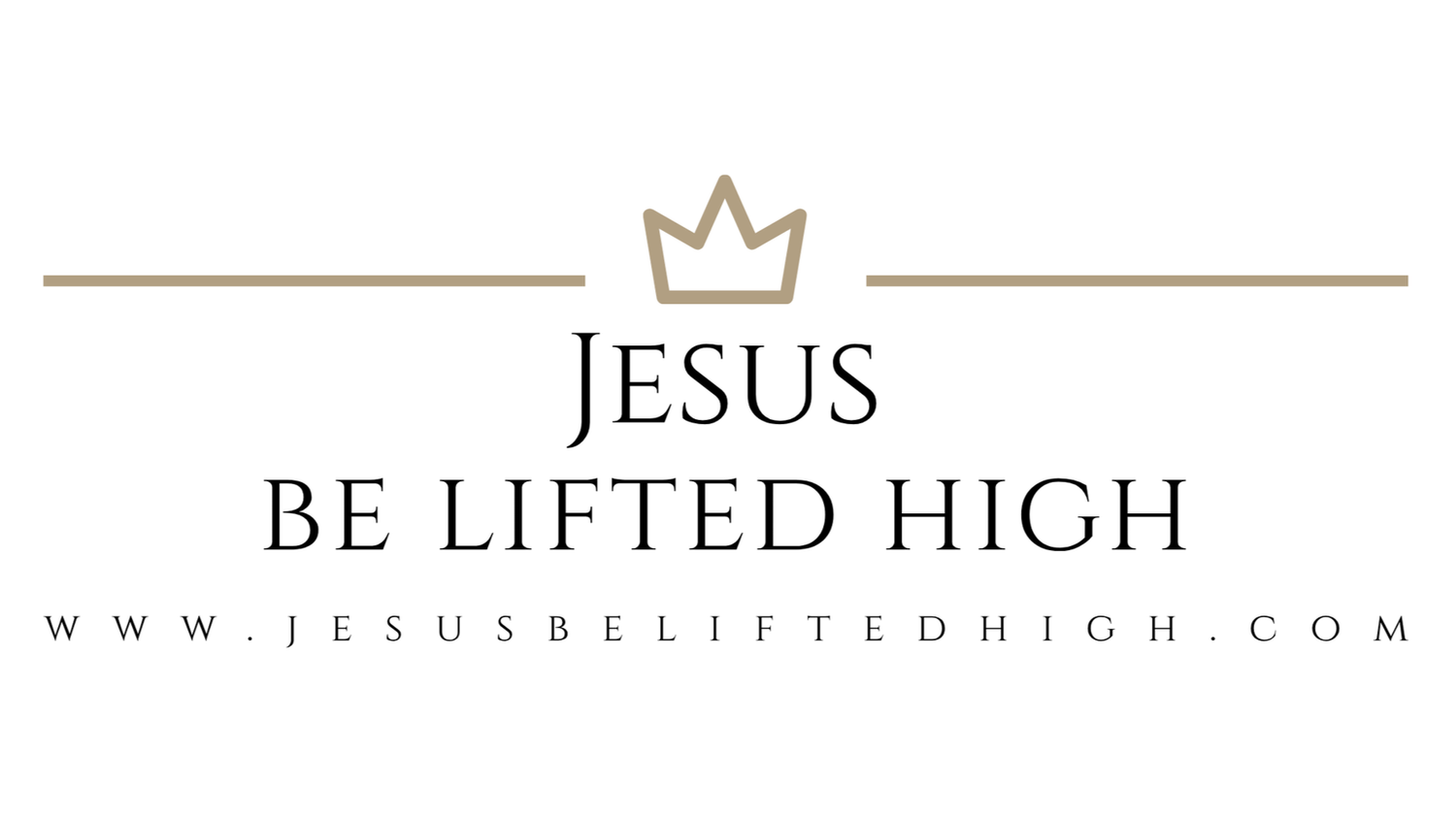 Jesus be lifted high